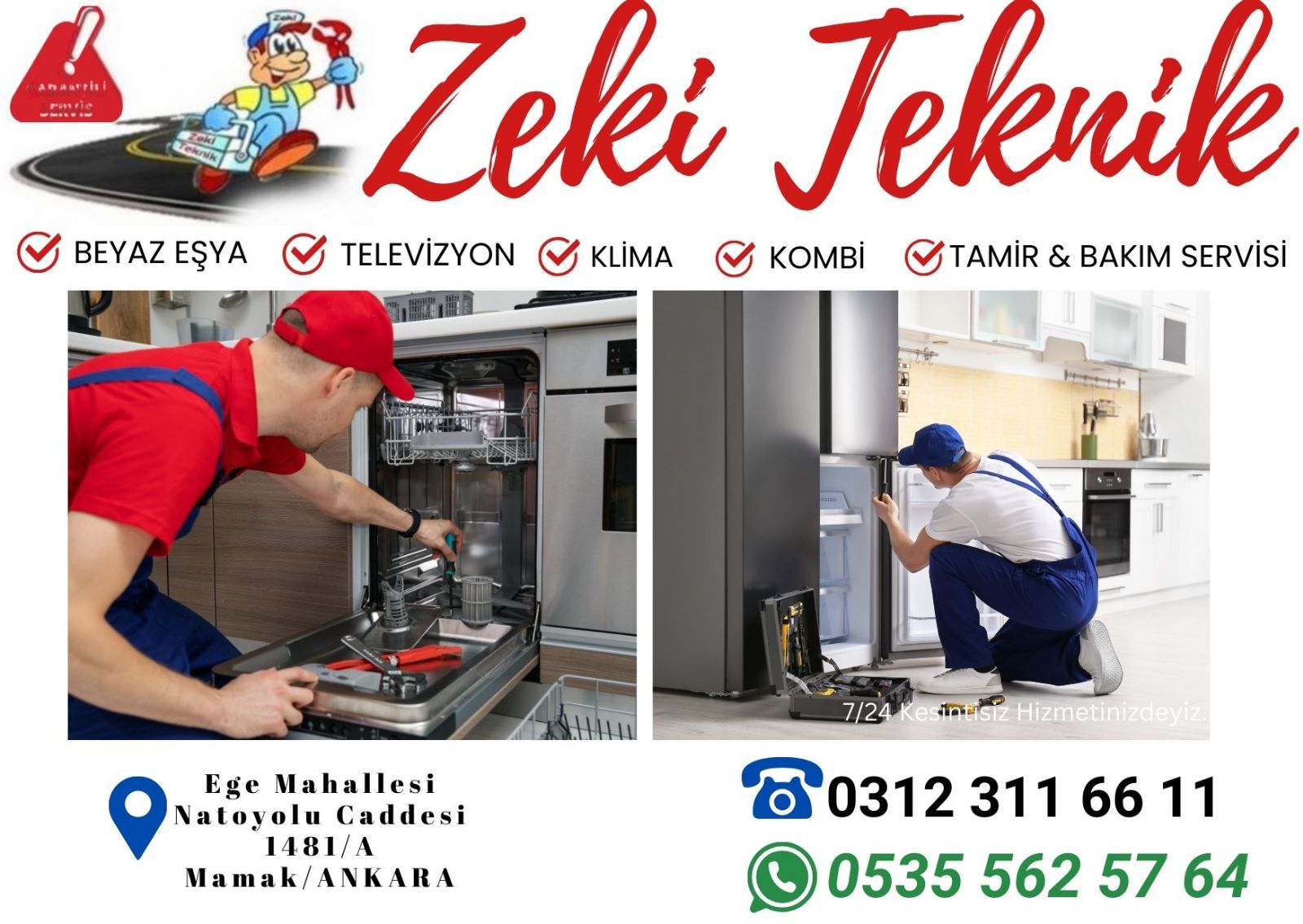Ege Mahallesi  Beyaz Eşya Tamircisi