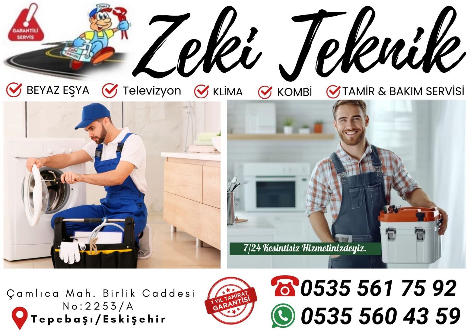 Eskişehir Beyaz Eşya Tamircisi