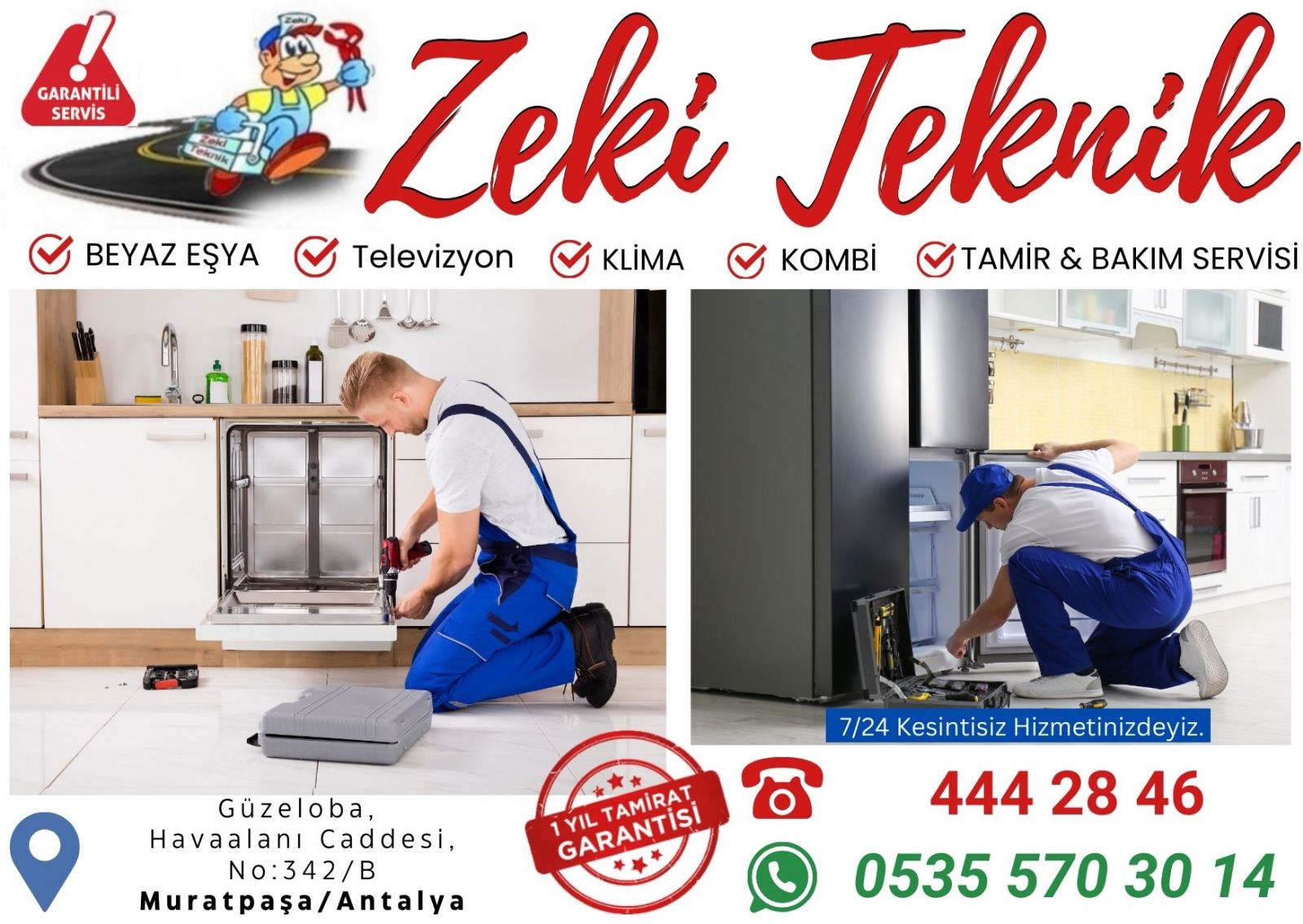 Güzeloba Beyaz Eşya Tamircisi