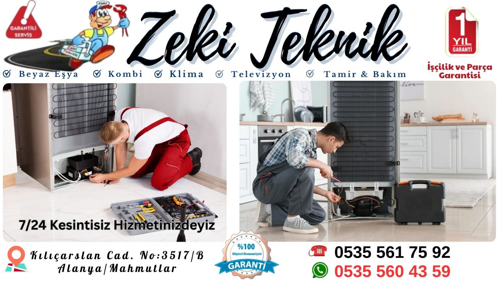 Mahmutlar Buzdolabı Tamircisi 