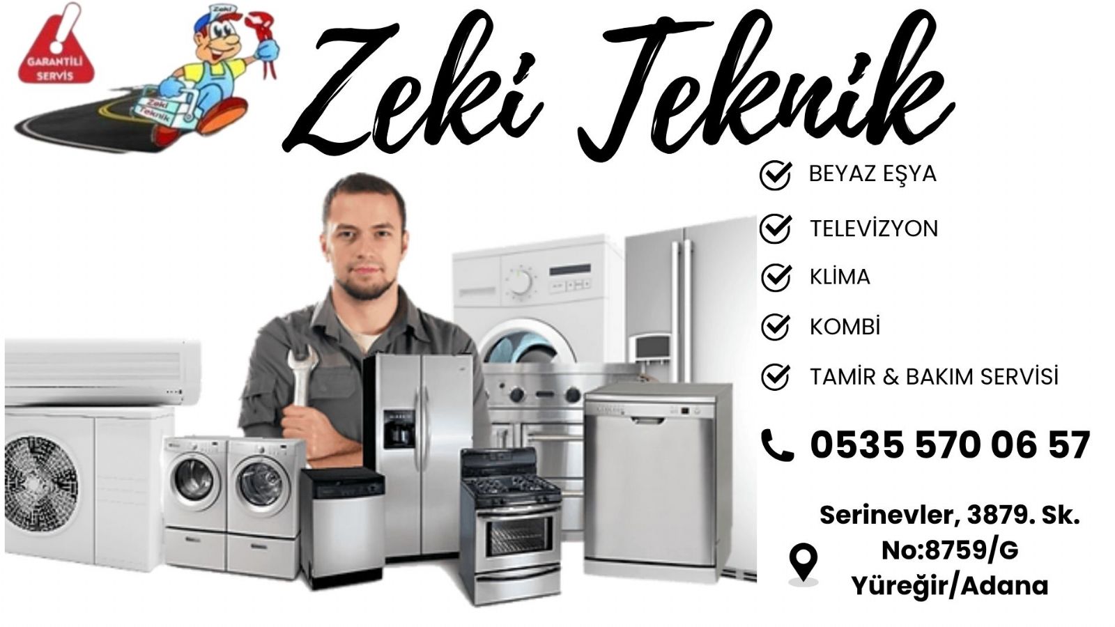 Yüreğir Beyaz eşya Tamircisi