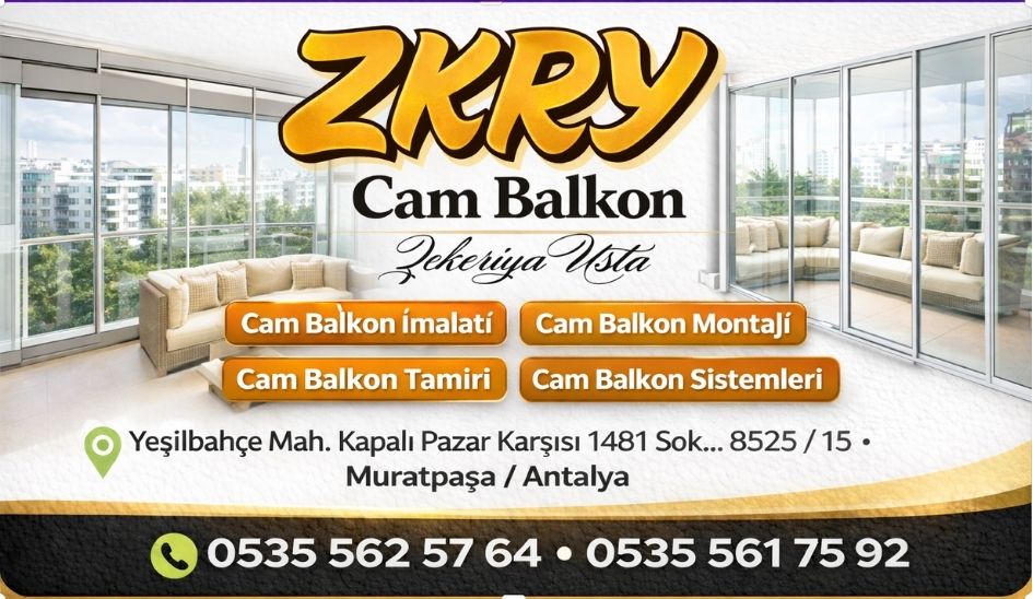 Antalya Cam Balkon Tamircisi