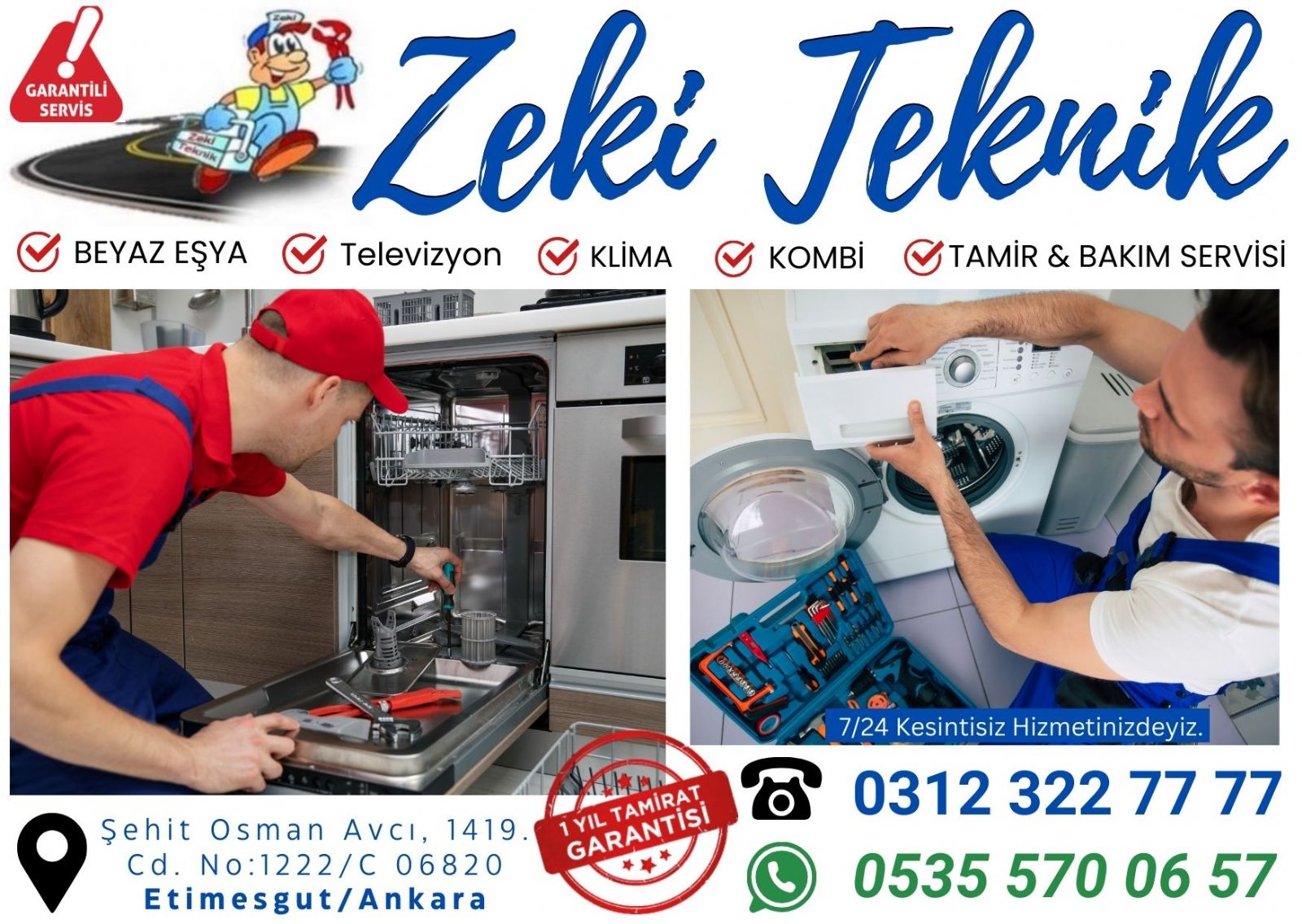 Etimesgut Beyaz Eşya Tamircisi