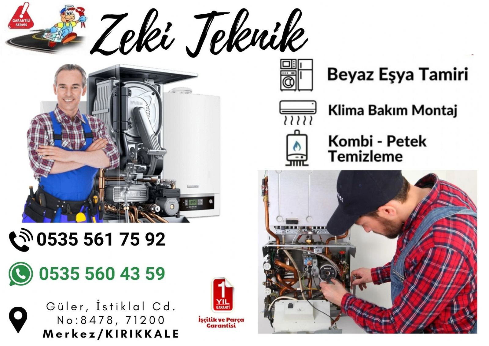 Kırıkkale Kombi Tamircisi