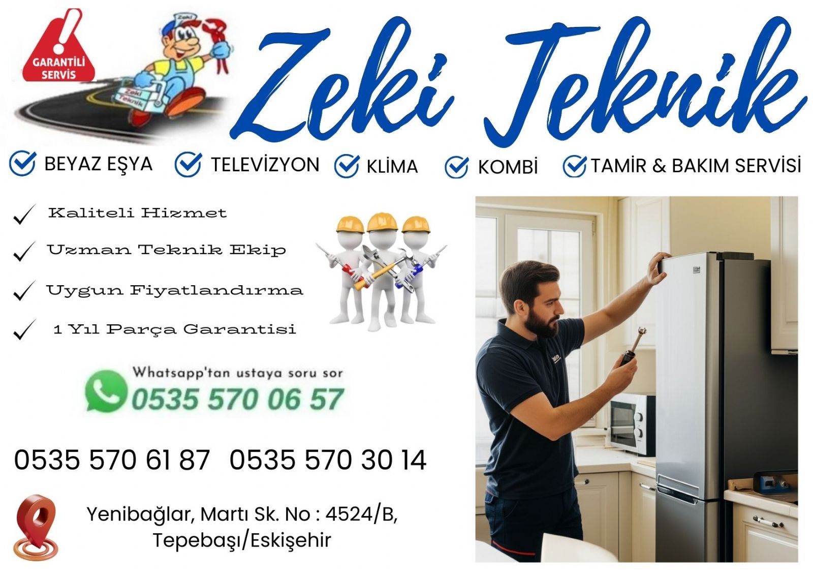 Tepebaşı Buzdolabı Servisi