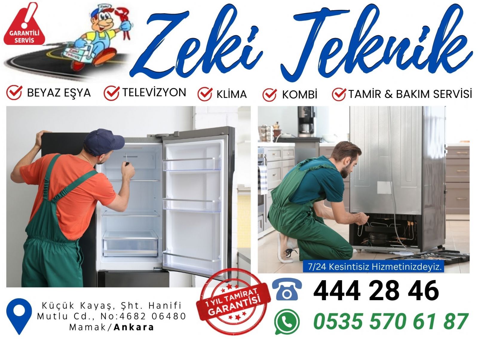 Zerdalitepe Buzdolabı Tamircisi